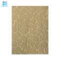 GO-D095 3D MDF Painel de parede de fibra de fibra de decoração de parede do revestimento de parede painéis decorativos